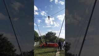 Rocket Bungee Dangerous Ride Vrindavan Amusement Park Chakur