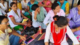 P News is live!पीएचसी सिंघिया में संविदा स्वास्थ्य कर्मी का आज शुक्रवार को भी धरना जारी