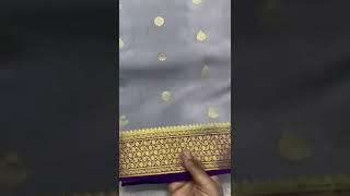 🇮🇳Traditional ಮೈಸೂರು ಶುದ್ಧ Latest buttas ರೇಷ್ಮೆ ಸೀರೆ24|silk mark certified|120gm|11699