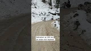 Mini Kashmir dehradun se 100km pe #hillstation Chakrata lokhandi snowfall