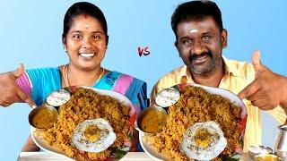 Eating the FAMOUS Mushroom Biryani in Madurai with Revathi and Durai