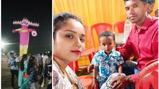 दुर्गा पूजा देखने गए अपना बिश्रामपुर में #Rajwadw queen vlog