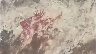 ROCK PAINTING , PROTECTED MONUMENT, PART-1, SIRMOUR REWA M.P. LOCAL FIRST