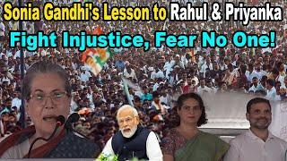Sonia Gandhi Amazing Speech At Public Meeting in UP | Rahul ,Priyanka | Raebareli Congress INC