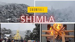 Snowfall in Shimla ❤️❤️ बर्फबारी के दौरान शिमला ❣️❣️