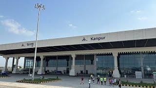 Landing at Kanpur Airport In 4K