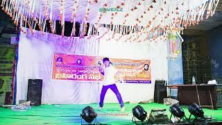 school boy Dance performance on stage show at Karavadi Prakasam district Andhra Pradesh