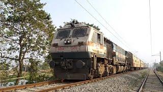 55703 MALDA COURT - KATIHAR PASSENGER with SGUJ WDG4 heading towards Old Malda!