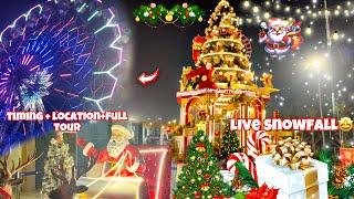 Christmas🎅& New Year🤩Carnival Saket Delhi christmas mela saket 2024 mini vlog