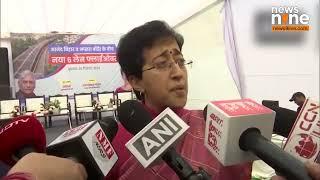 Delhi CM Atishi Inaugurates Anand Vihar-Apsara Border Flyover to Ease Traffic | Aap | News9