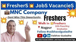 Nagpur Jobs Vacancies | Freshers Jobs Vacancies in Nagpur | Nagpur Job | Jobs in Nagpur