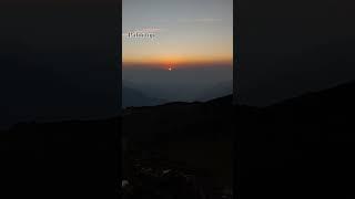 Sainj valley ka khubsurat sunset paldi top (kullu manali) #sunset #topviral ||Himalayan Rider 0007||