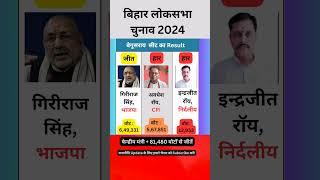 बिहार लोकसभा 2024 में बेगूसराय सीट पर केंद्रीय मंत्री की जीत