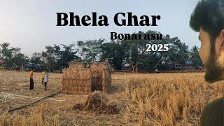 Best Bhela Ghar Of Assam Sipajhar / Bhogali Bihu 2025 / Magh Bihu Meji ghar 😍❤️