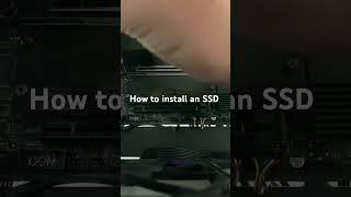 How to install an SSD into a desktop computer ￼