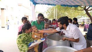 MLA Janardhan Reddy B'day | Annadhanam by Rajesh Hundekar | Ballari | Bellary Belagayithu