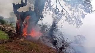 rachwa village fire in Village of rachwa village fire in Village rajouri Jammu and Kashmir India