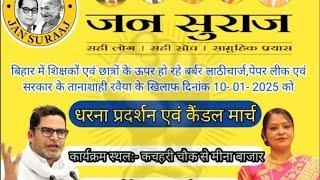 लोकतंत्र को लाठीतंत्र बनाने वाली बिहार सरकार के खिलाफ  पूर्वी चंपारण का एक दिवसीय धरना।