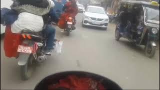 Nautanwa to Maharajganj Uttar Pradesh  keep watch and subscribe my youtube channel 💐🤝🏍️🏍️🚄🎯👍