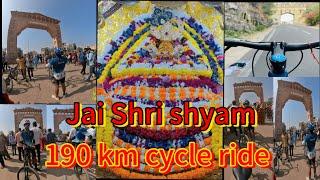 190 km cycle ride Sanganer to Khatu to Sanganer