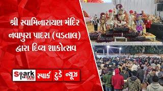 શ્રી સ્વામિનારાયણ મંદિર નવાપુરા પાદરા (વડતાલ) દ્વારા દિવ્ય શાકોત્સવ 2025 | Spark Today News Vadodara