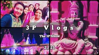 3P Vlogs ❤️ 2 / 21 Vlogs / A newly consecrated Swaminarayan temple in the city♥️ Jalgaon