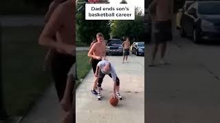 Dad ends son’s basketball career