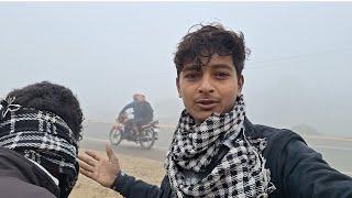 Bareilly to baheri itne fog mein bike se 😱 with dost