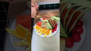 Amazing Watermelon 🍉 Orange Make Carving cutting design Skills#Fruit Carving Art design #