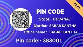 Gujarat Sabar kantha Ka pin code 383001 / Sabar kantha ka post office