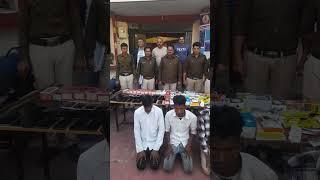 31 दिसंबर को खातेगांव मोबाइल दुकान में हुई चोरी की घटना में पुलिस ने चोरों को पकड़ा