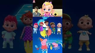 Bebefinn Pinkfong X Scary Boss Baby Coffin Dance Song Cover #2030 Tiles hop