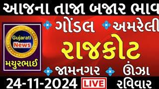 commodity prices 23.11.2024 rajkot marketing yard na bhav|saurashtra ajn bajar bhav|commodity price