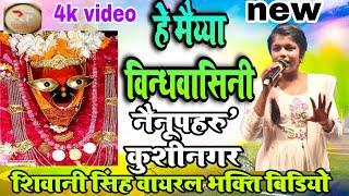 #Shivani singh new staje show# नैनूपहरु कुशीनगर उत्तर प्रदेश शिवानी सिंह भक्ति देवी पचरा  जय मैय्या