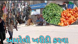 અમરેલી ખરીદી કરવા ગયા//amreli kharidi karva Gaya village life