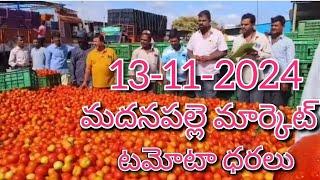 13-11-24#madanapalle tomato market price today