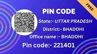 Uttar pradesh Bhadohi Ka pin code 221401 / Bhadohi  ka post office