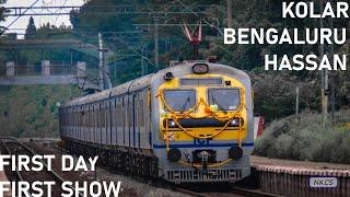 8 in 1 Action | First Electric Passenger Train to Hassan & Kolar | First Day First Show, Karnataka