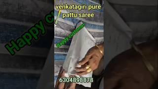 ✨ Venkatagiri pure pattu saree ✨ Happy customer 😊😊