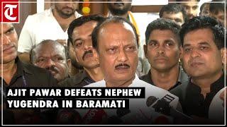 Maharashtra Deputy CM Ajit Pawar defeats nephew Yugendra by more than 1 lakh votes in Baramati