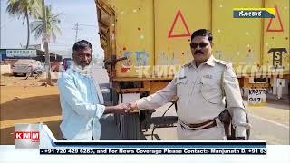 Gokak Police Take Action for Smooth Traffic Flow Amidst Sugarcane Transportation Issues