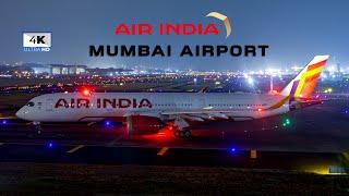 Mumbai India 🇮🇳 Plane Spotting Rush hour ! Close up Landing :Take off Plane Spotting MEGA Comp