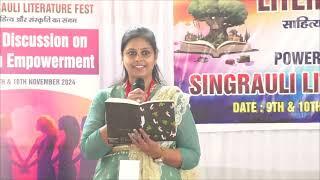 Special Literary Performance by Smt. Snehil Agarwal| Day 2 Singrauli Literature Fest 2024