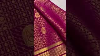 🇮🇳ಮೈಸೂರು Pure Crepe New Elegant Rich Brocade ಸಿಲ್ಕ್ ಸೀರೆಗಳು 2024/130gms/16999/silk mark