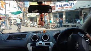 Drive car in Patiala streets | PATIALA | #viralvideo #cardrive | Patiala traffic on Sunday|