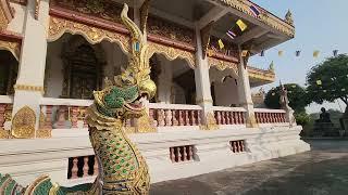 Thai Wat Paa Bodhgaya , exterior view , Bodhgaya , Gaya , Bihar , India .