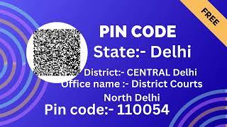 Central Delhi District court north delhi pin code 110054 / District court north delhi post office