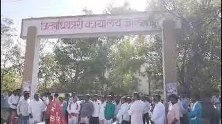 Jalna : जालना बांधकाम कामगारांचा जिल्हाधिकारी कार्यालयावर मोर्चा