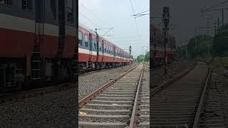 09348 Ratlam To Dr. Ambedkar Nagar Demu Train At Banganga Railway Bridge 🚊🚦🇮🇳