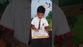 Renesa | Count and Write The Number | Rise Play School Kakinada.